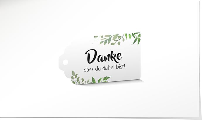 Geschenkanhänger 884 Geschenkanhänger Hochzeit