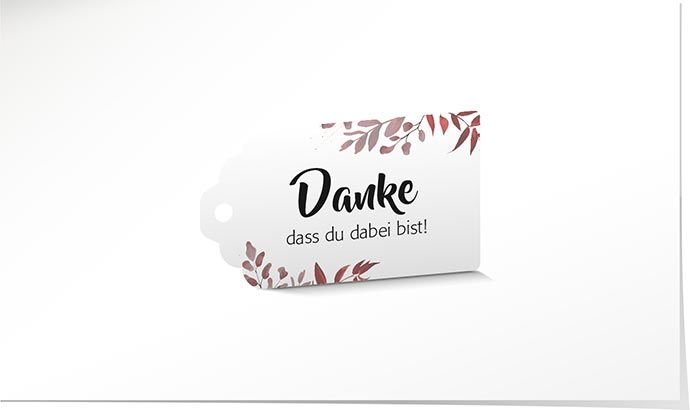 Geschenkanhänger 884 Geschenkanhänger Hochzeit