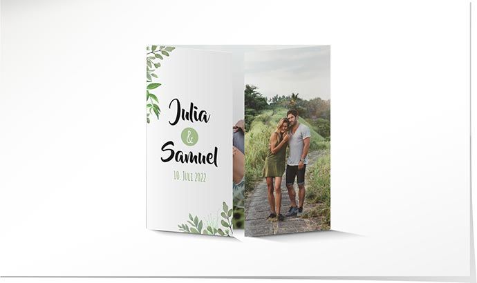 Hochzeitseinladung 884 Hochzeitskarte