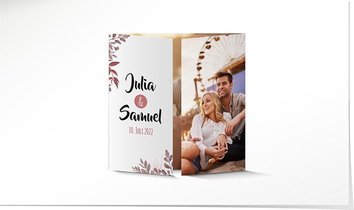 Hochzeitseinladung 884 Hochzeitskarte