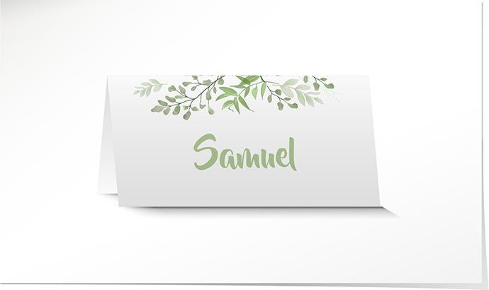 Tischkarte Hochzeit 884 Tischkarte
