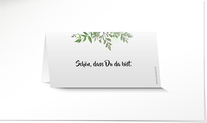 Tischkarte Hochzeit 884 Tischkarte