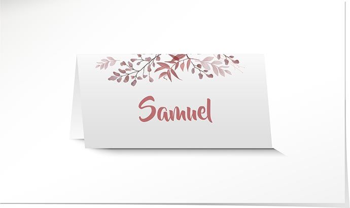 Tischkarte Hochzeit 884 Tischkarte