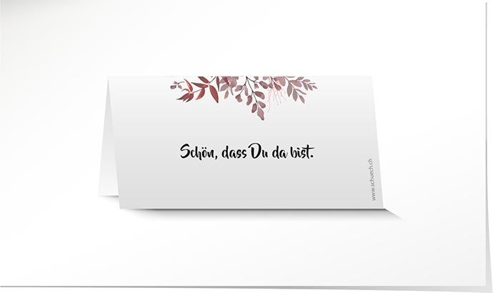 Tischkarte Hochzeit 884 Tischkarte