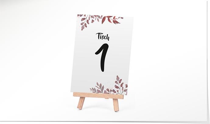 Tischnummer Hochzeit 884 Hochzeitsdeko Tischnummer