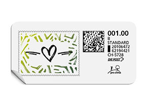 B-Post-Briefmarke 885