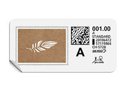 A-Post-Briefmarke 886