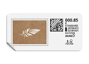 B-Post-Briefmarke 886