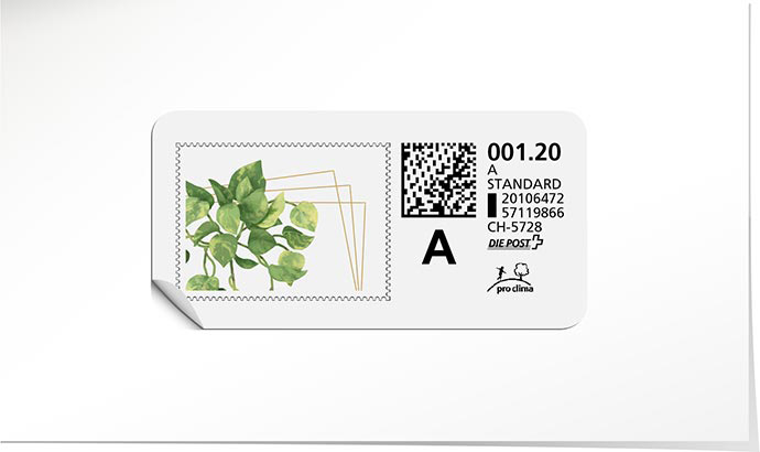 A-Post-Briefmarke 887 cactus green