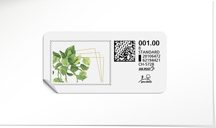 B-Post-Briefmarke 887 cactus green