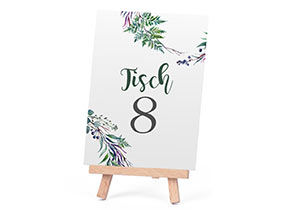 Tischnummer Hochzeit 892