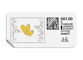 B-Post-Briefmarke 898 narzissengelb