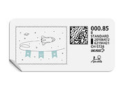 B-Post-Briefmarke 901