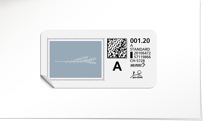 A-Post-Briefmarke 903 Hellblau