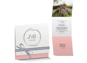 Hochzeitseinladung 903 mit Prägung