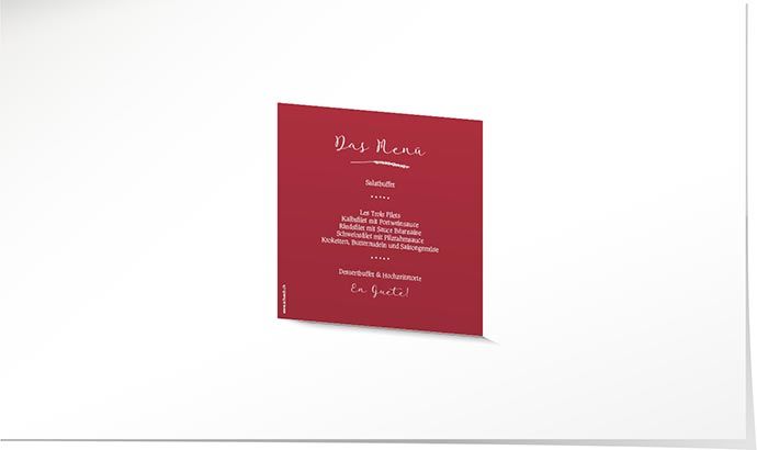 Menükarte Hochzeit 903 Menükarte Hochzeit