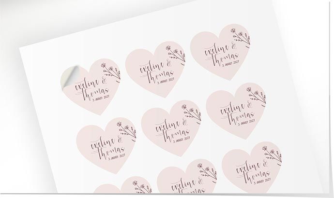Aufkleber Hochzeit 908 Hochzeitsaufkleber