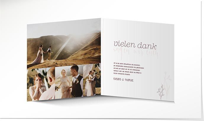 Dankeskarte Hochzeit 908 Dankeskarte Hochzeit