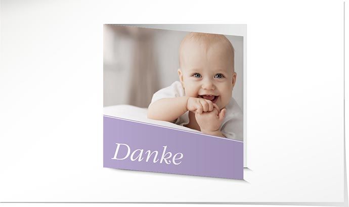Dankeskarte Geburt 910 Dankeskarte Geburt
