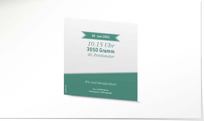 Geburtskarte 910 Geburtskarte