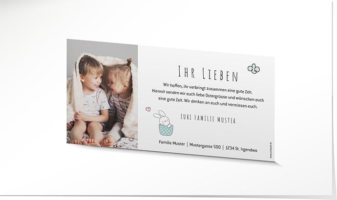 Osterkarte 929 Grusskarte zu Ostern