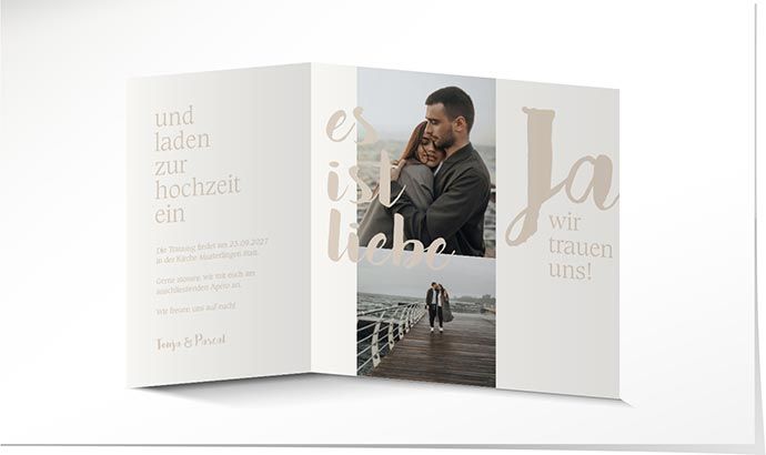 Hochzeitseinladung 945 Hochzeitskarte