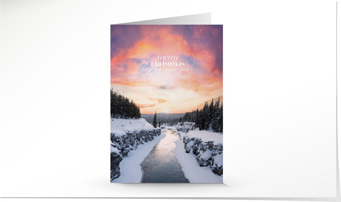 Weihnachtskarte 9603 Winterbach