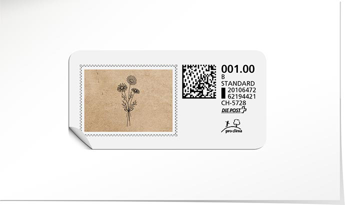 B-Post-Briefmarke 968 ficelle