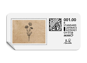 B-Post-Briefmarke 968 ficelle