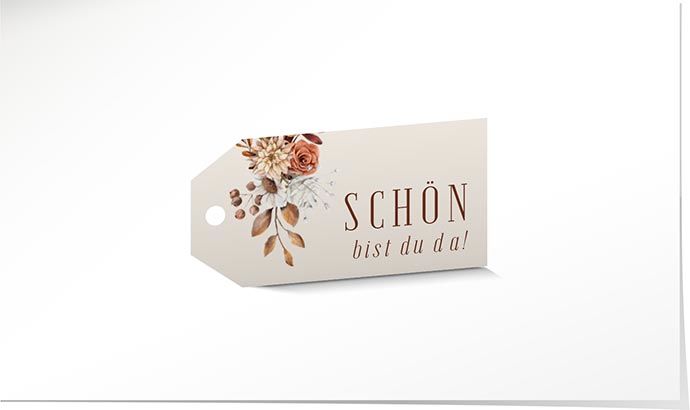 Geschenkanhänger 969 Geschenkanhänger Hochzeit