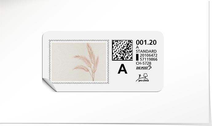 A-Post-Briefmarke 970 chamois