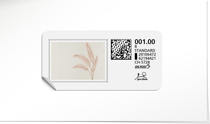 B-Post-Briefmarke 970 chamois