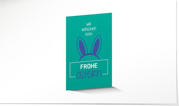 Osterkarte 973 Grusskarte zu Ostern
