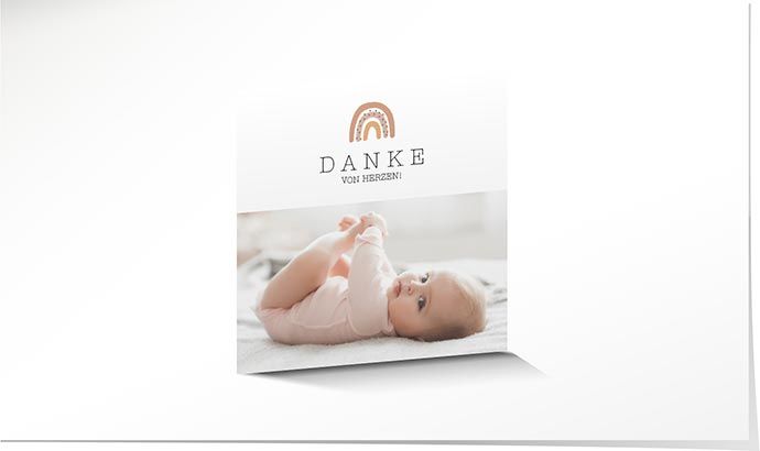 Dankeskarte Geburt 986 Dankeskarte Geburt