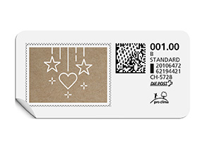 B-Post-Briefmarke 989 weiss