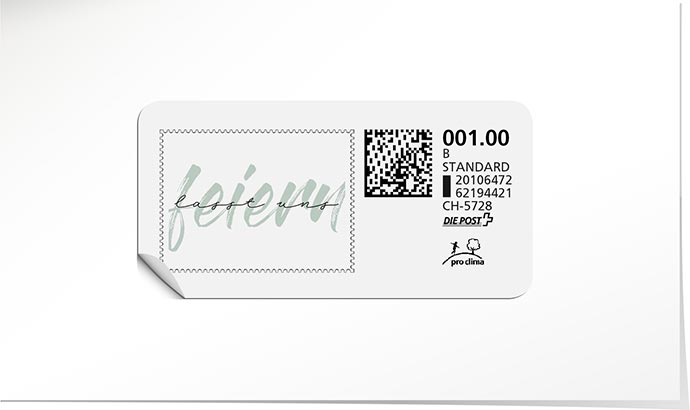 B-Post-Briefmarke 991 türkis
