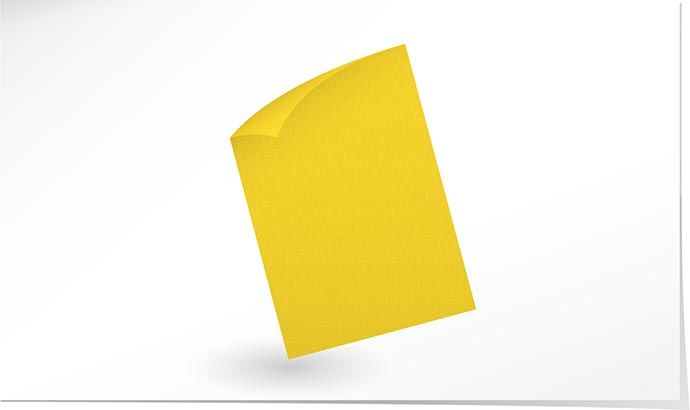 A4 Papier 100 g/m² gelb A4723P