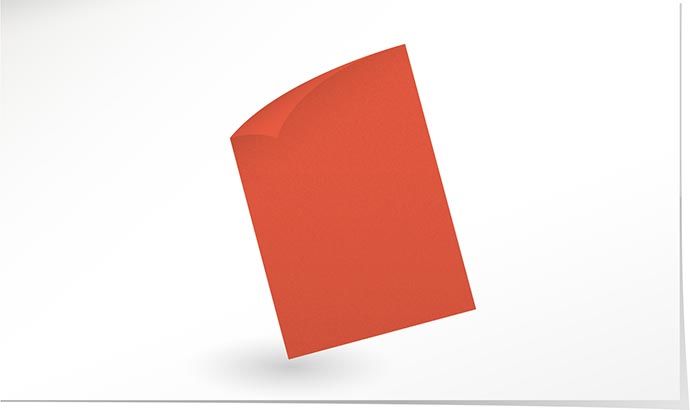 A4 Papier 100 g/m² korallenrot A4726P