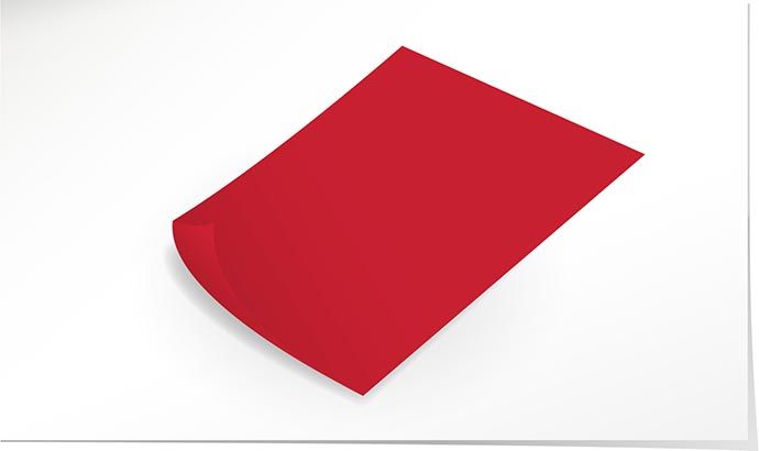 Bogen Papier 135 g/m² chili red B5210P - Solange Vorrat