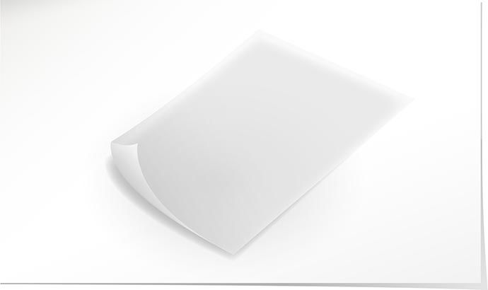 Bogen Papier 150 g/m² transparent classic B7015