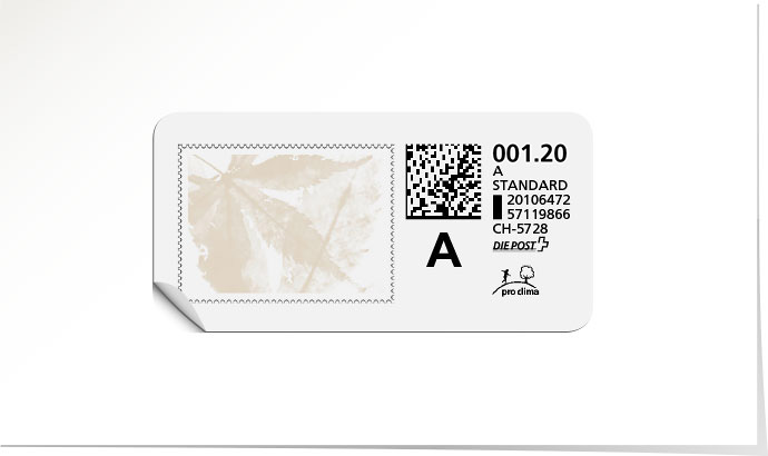 A-Post-Briefmarke «Bergahorn» Bergahorn