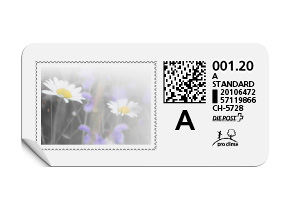 A-Post-Briefmarke «Blumenwiese»