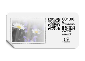 B-Post-Briefmarke «Blumenwiese»