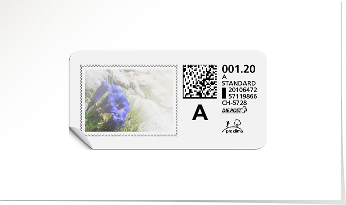 A-Post-Briefmarke «Enzian» Enzian