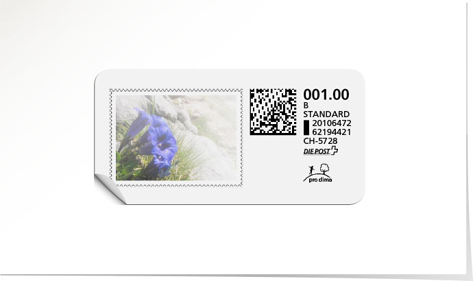 B-Post-Briefmarke «Enzian» Enzian