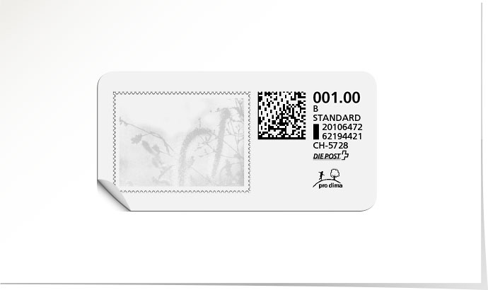 B-Post-Briefmarke «Haselstaude» Haselstaude