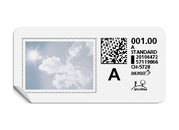 A-Post-Briefmarke «Himmel»