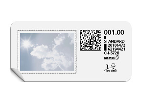 B-Post-Briefmarke «Himmel»