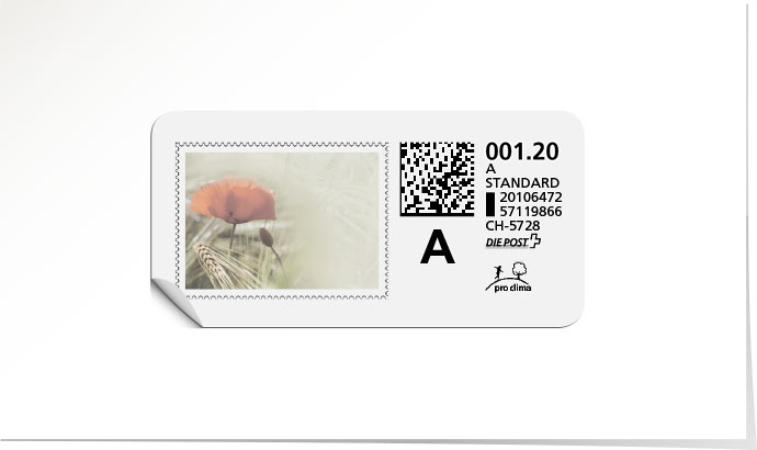 A-Post-Briefmarke «Mohn» Mohn