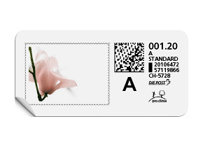 A-Post-Briefmarke «Sanftmut»